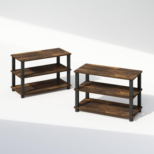 Furinno Turn-S-Tube Storage Shelves for Home Office and Garage