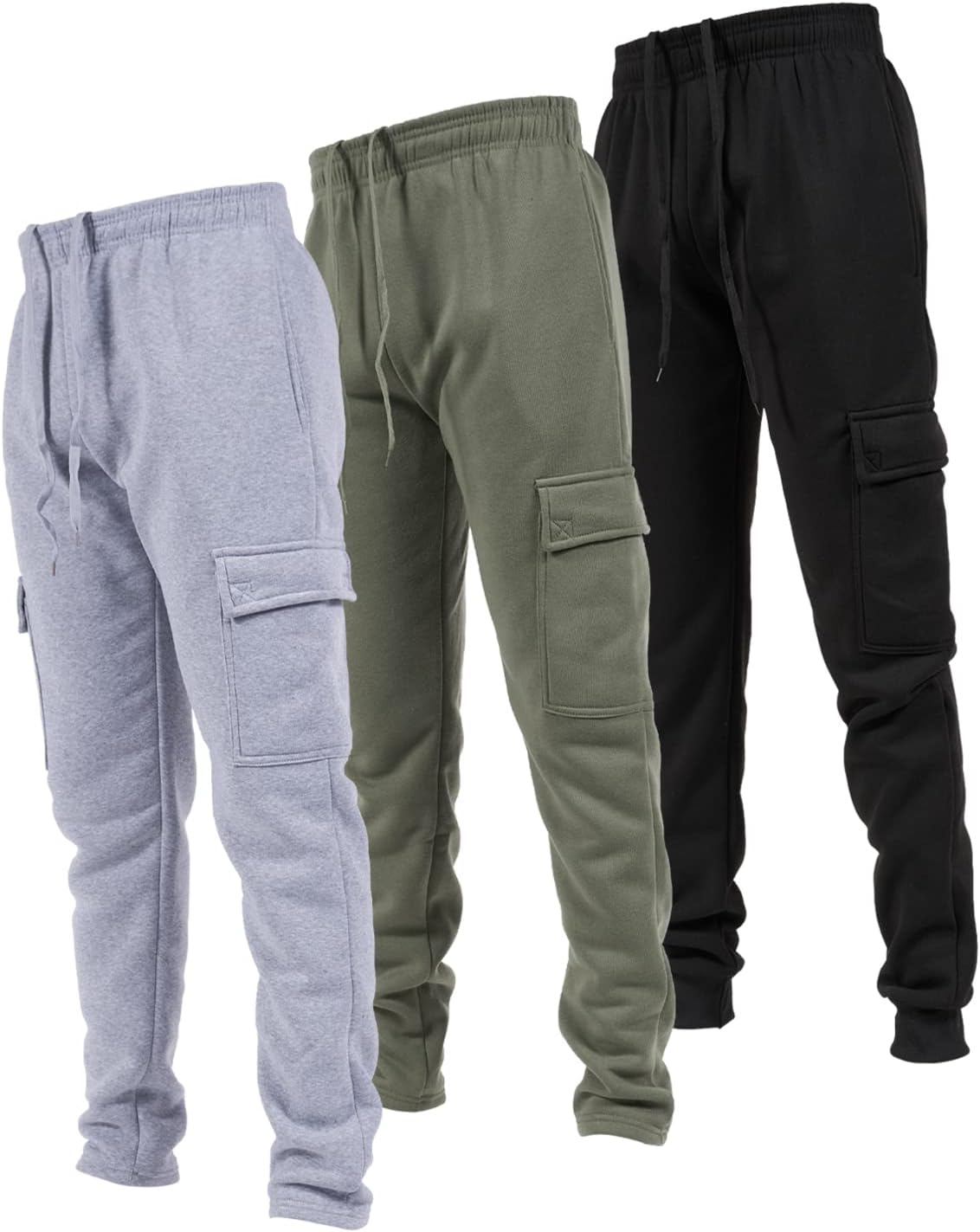 Ultra Performance Mens Open Bottom Sweatpants with Pockets