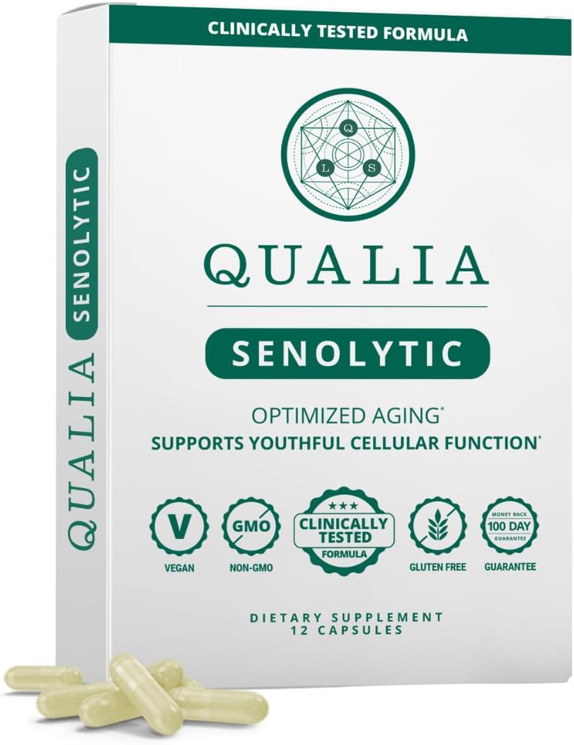 Qualia Senolytic Supplement for Optimal Cell Repair and Rejuvenation