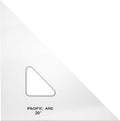 Pacific Arc Drafting Triangle 20-in 45/90 Degrees - Clear Acrylic