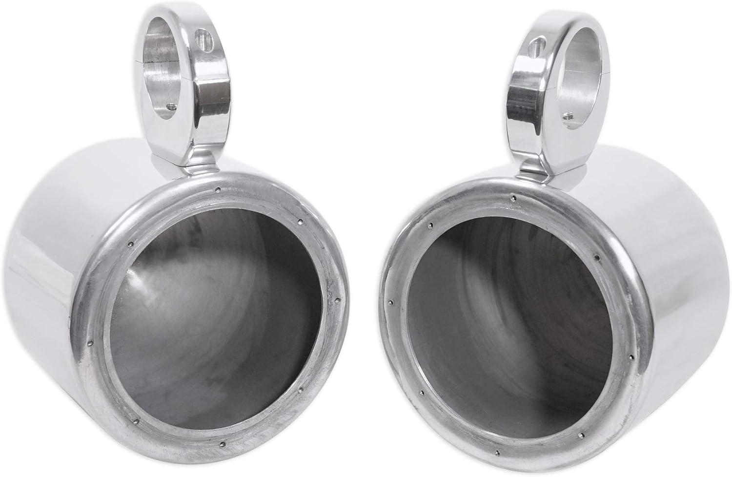 Rockville MAC65S 6.5in Polished Aluminum Wakeboard Speaker Enclosures