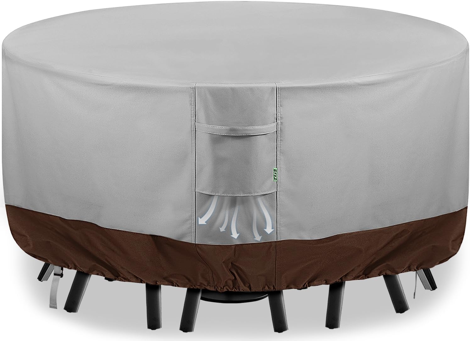 Round Patio Furniture Covers for 72 in Table & Chair Sets
