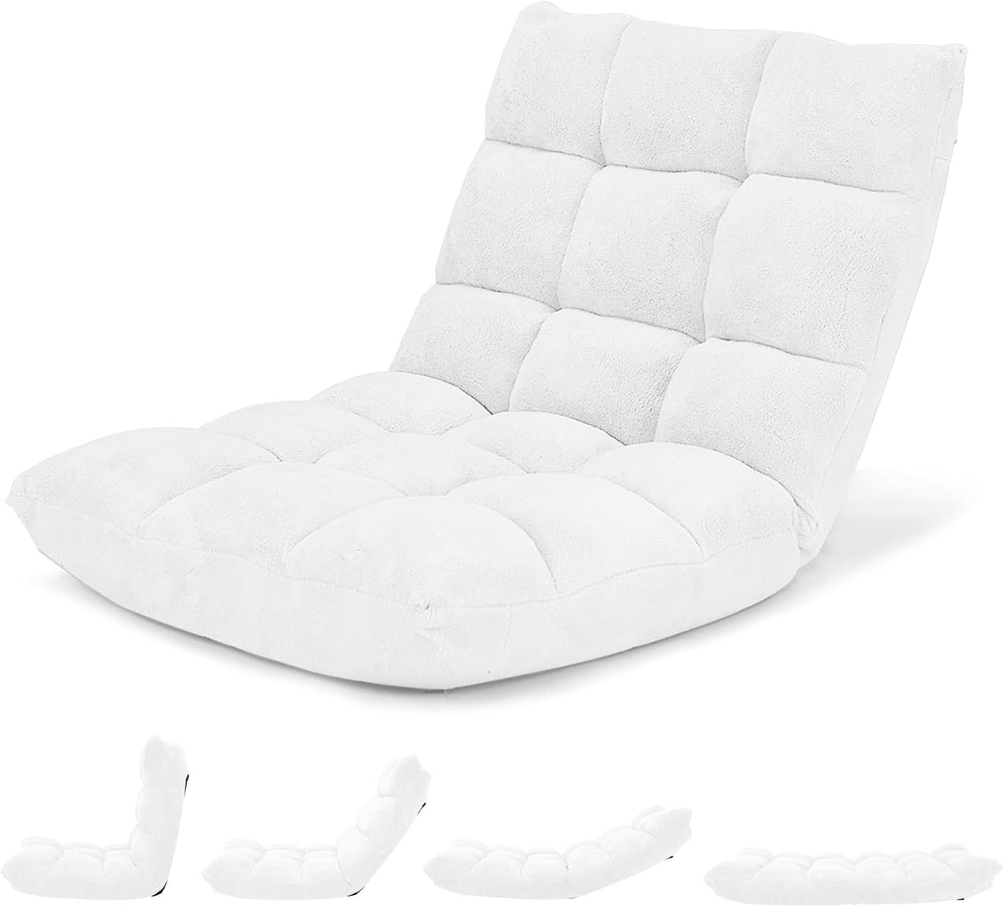 Giantex Floor Chair with Back Support for Gaming and Relaxation