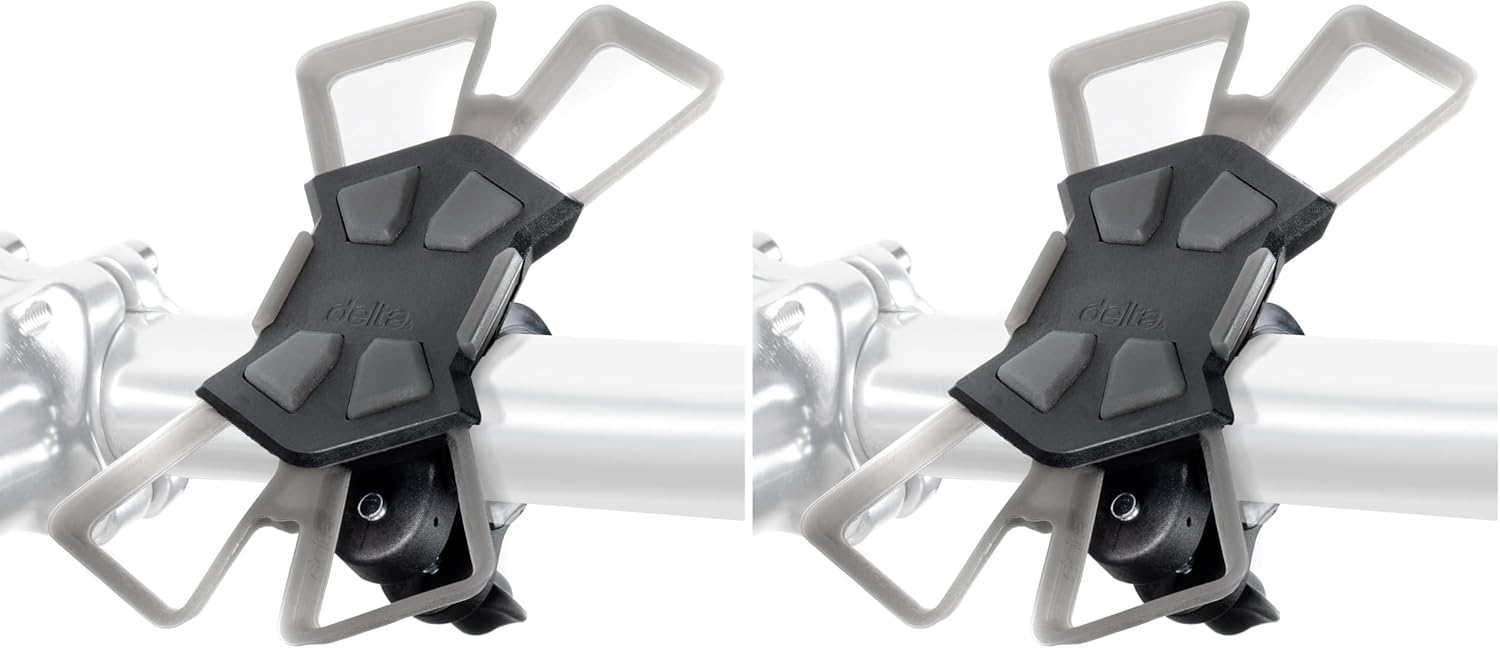 Delta Cycle Xmount Bicycle Phone Holder for Any Handlebar Use