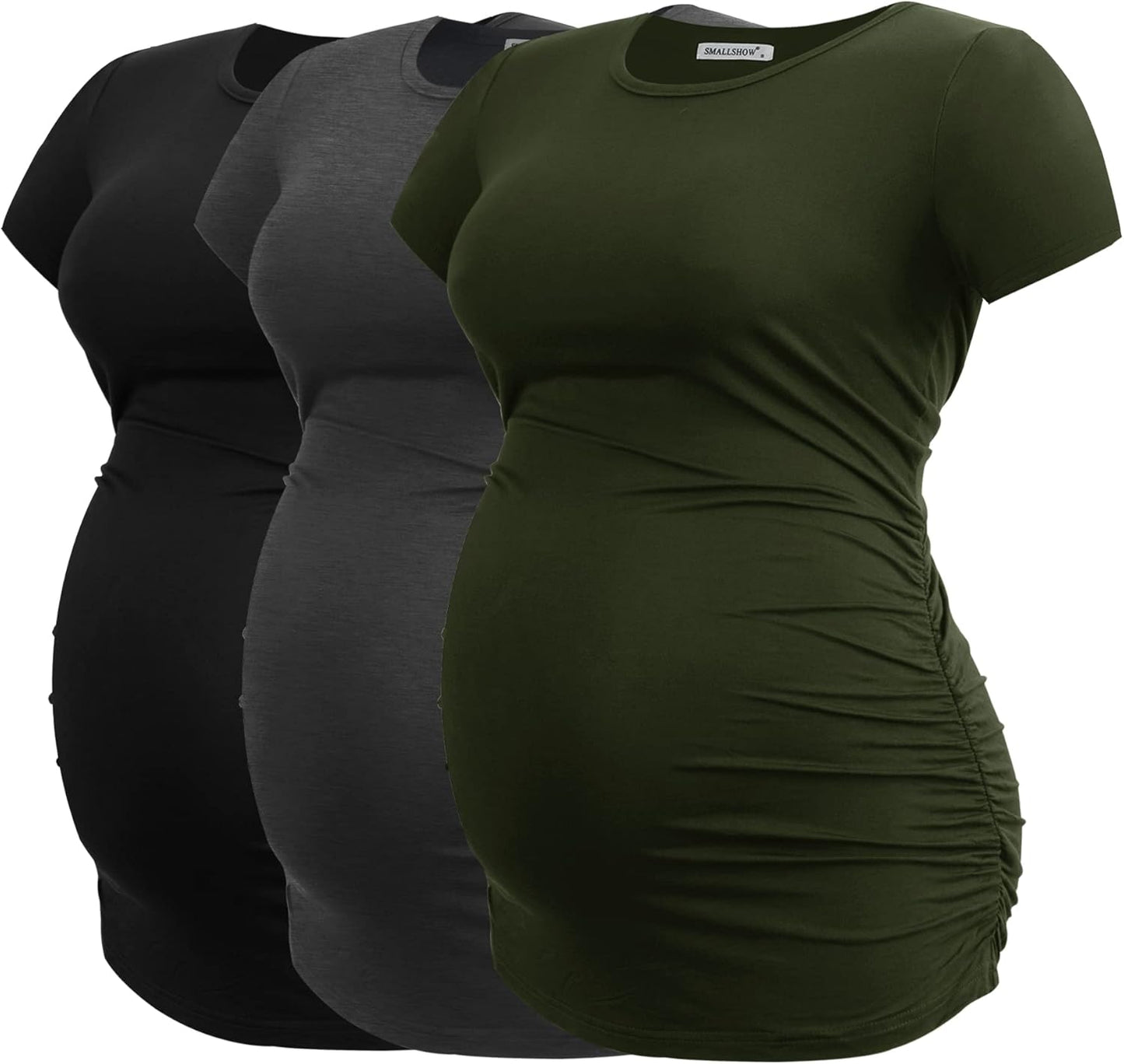 Smallshow Women's Maternity Tops for Comfortable Pregnancy Wear