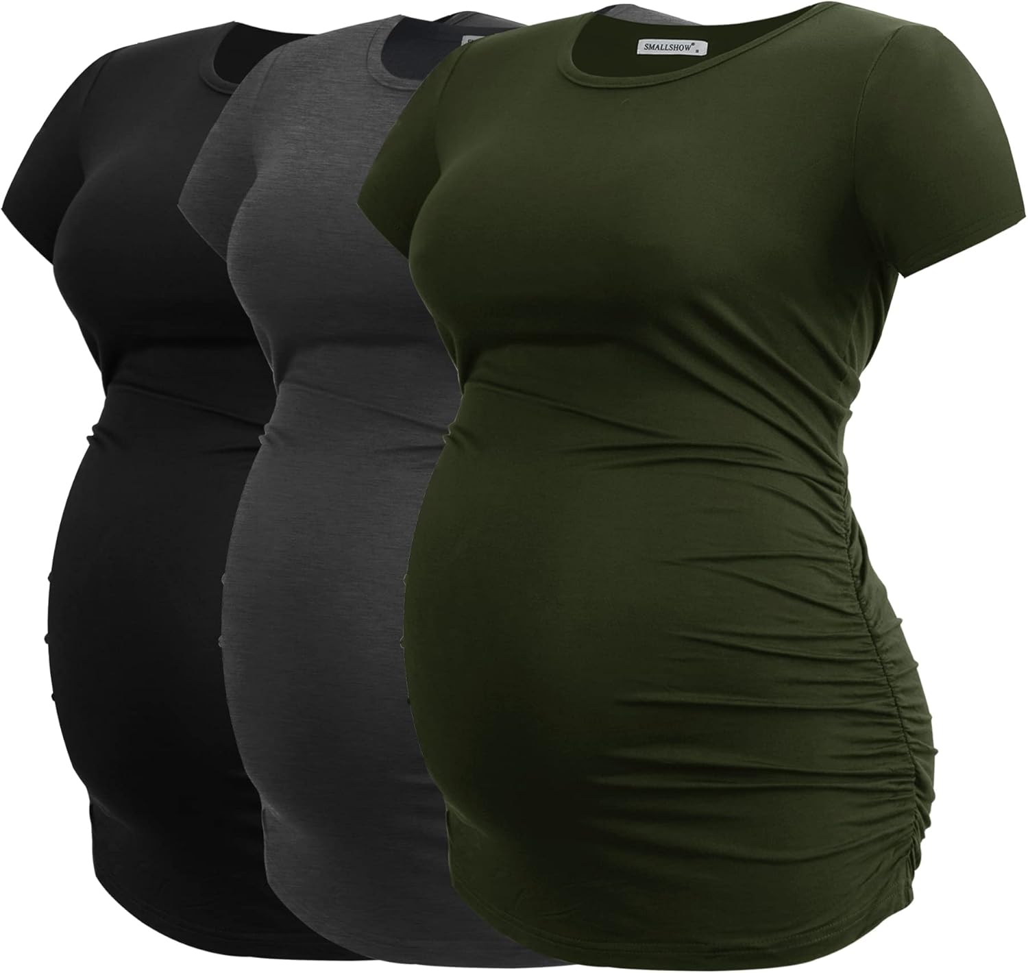 Smallshow Women's Maternity Tops for Comfortable Pregnancy Wear