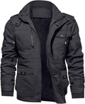 TACVASEN Men's Winter Jacket Cotton Military Fleece Lined - Warm coats