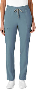 Renew Women's High Waist Slim Leg Scrub Pant - High-Rise Comfort