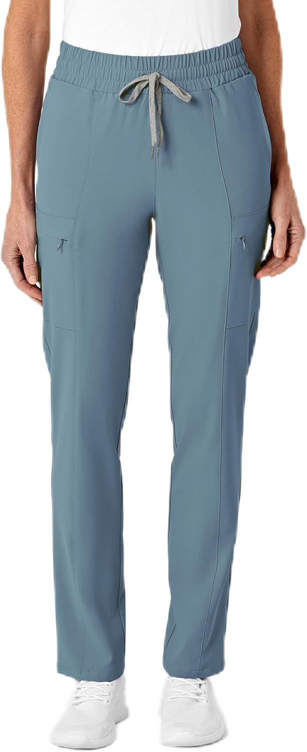 Renew Women's High Waist Slim Leg Scrub Pant for Comfort & Style
