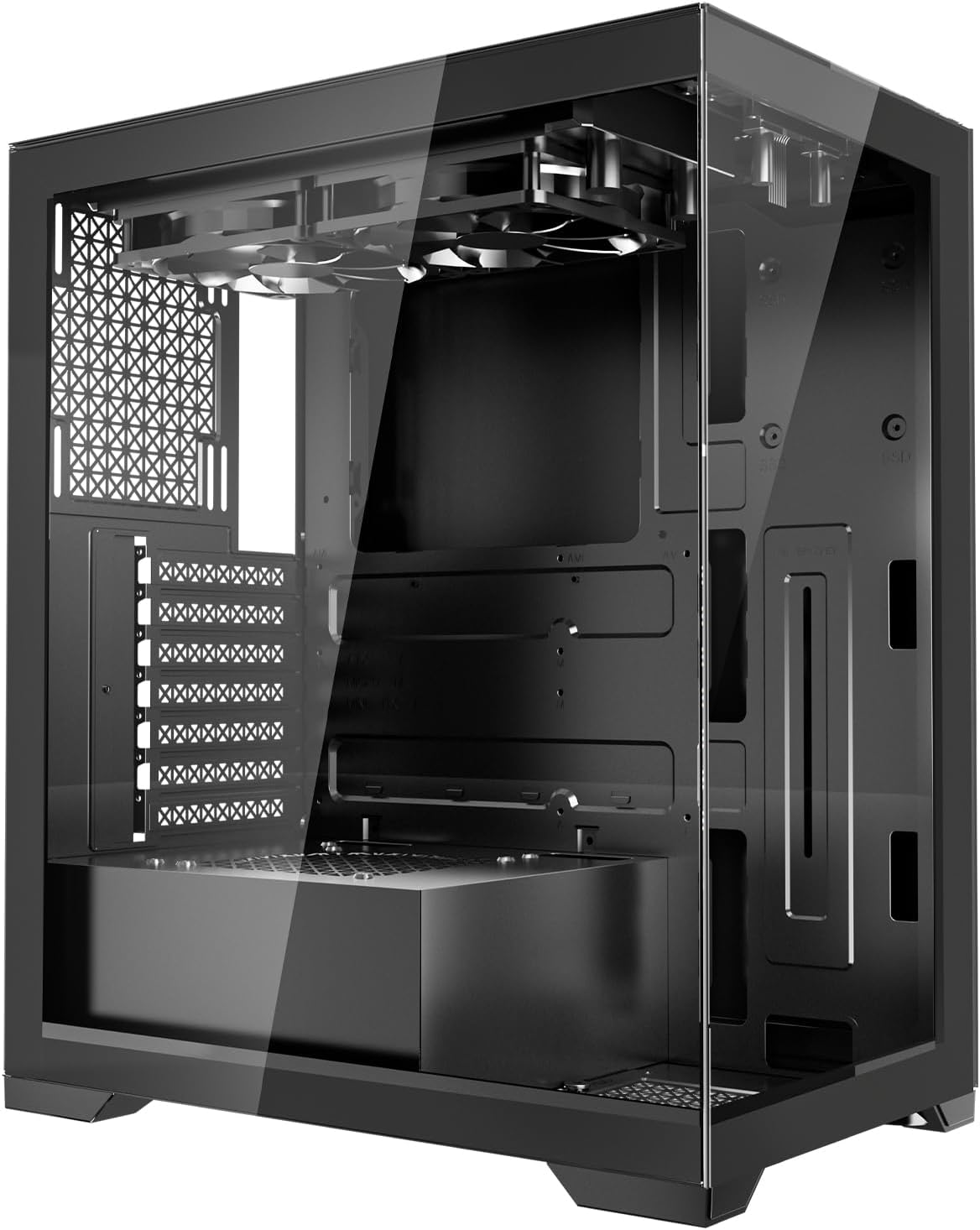 VEVOR Mid-Tower PC Gaming Case with High-Airflow Design