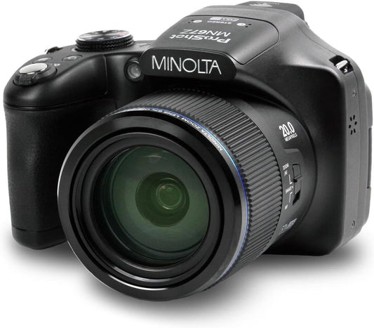 Minolta Pro Shot 20MP Digital Camera with 67x Optical Zoom
