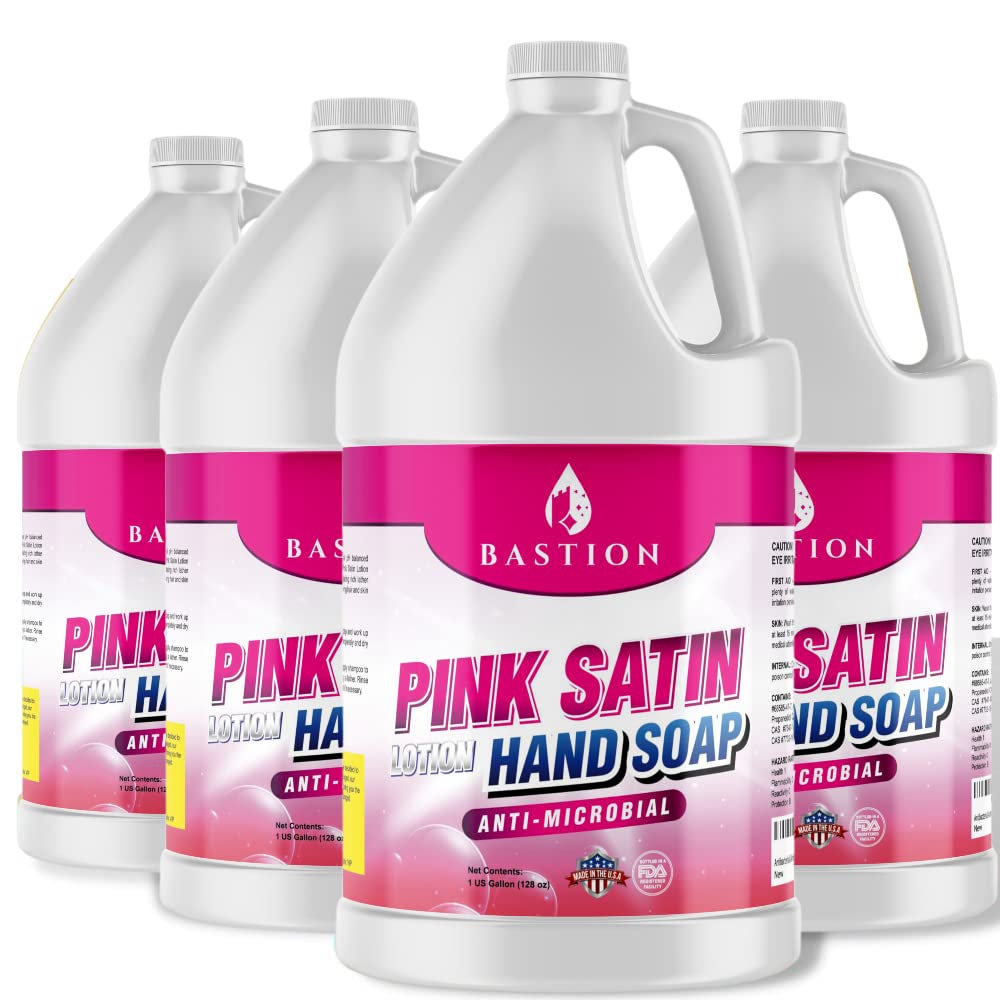 Antimicrobial Hand Soap: Silky Pink Lotion Liquid Wash Refill