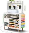 Craft Organization and Storage Cabinet Compatible with Cricut Machines
