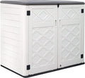 Larger Outdoor Storage Shed Weather Resistance - 48 Cu ft Capacity