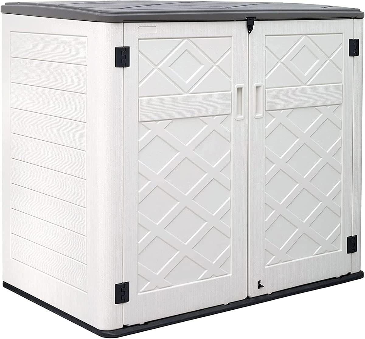 KINYING Larger Outdoor Storage Shed for Garden and Patios
