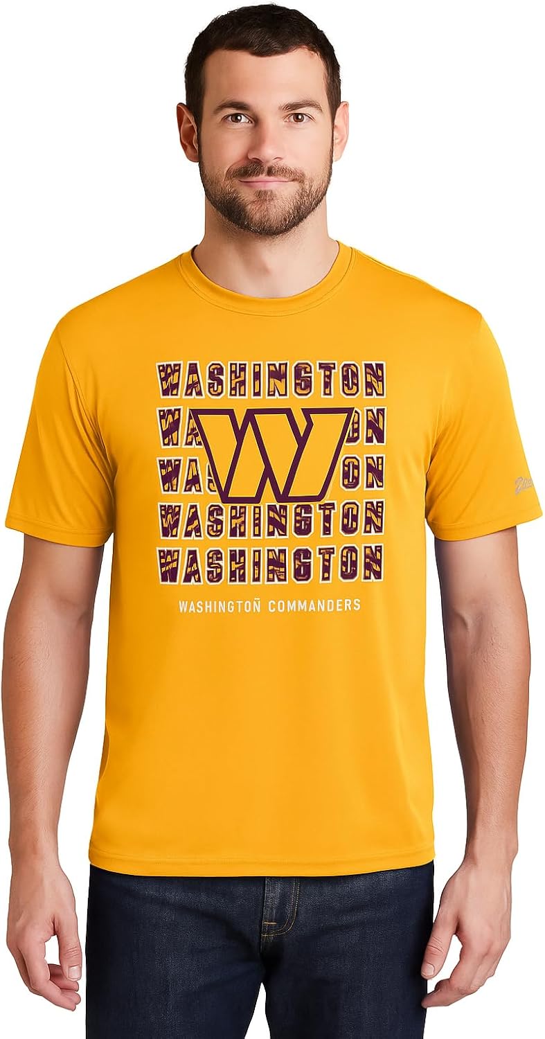 Zubaz NFL Men's Short Sleeve Team Graphic T-Shirt for Fans