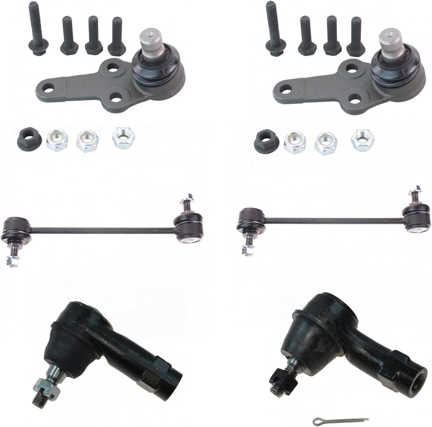 TRQ Front Steering & Suspension Kit for 2004-2006 Ford Focus
