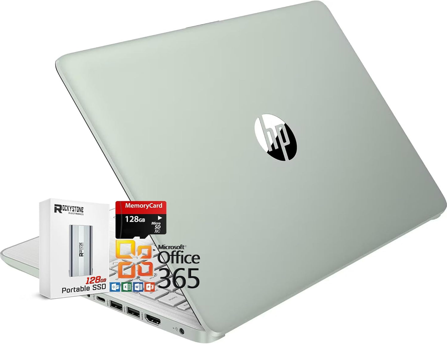 HP 14 HD Thin and Light Laptop with Intel N150 Processor