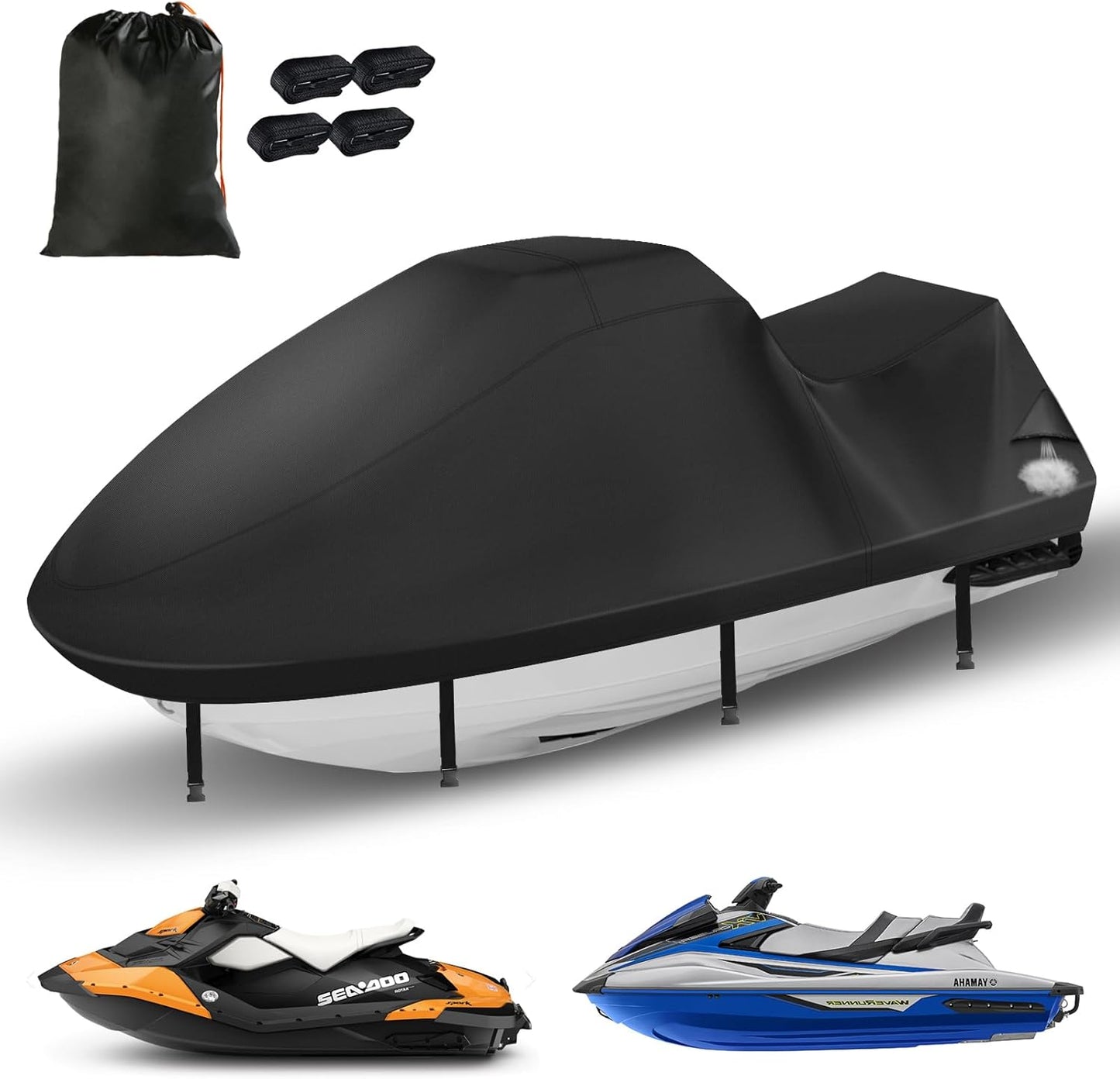 Durable 420D Jet Ski Cover for All Weather Protection