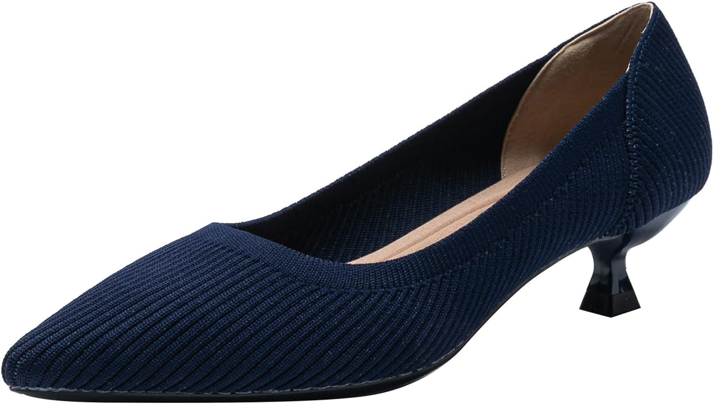 Youngshow Women's Pumps Kitten Heels for Comfort and Style