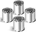 Enhance Style: EZGO Golf Cart SS Chrome Wheel Caps - 4 packs