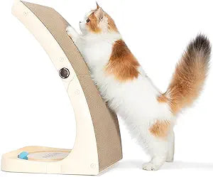 Premium Cat Scratcher with Turntable Toy for Indoor Cats