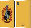 Harry Potter Hufflepuff Crest Leather Wallet Case for iPad Pro 11 M4