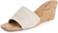 Wedge Sandals for Women Open Toe Wedge Heels - Comfortable Slip On day
