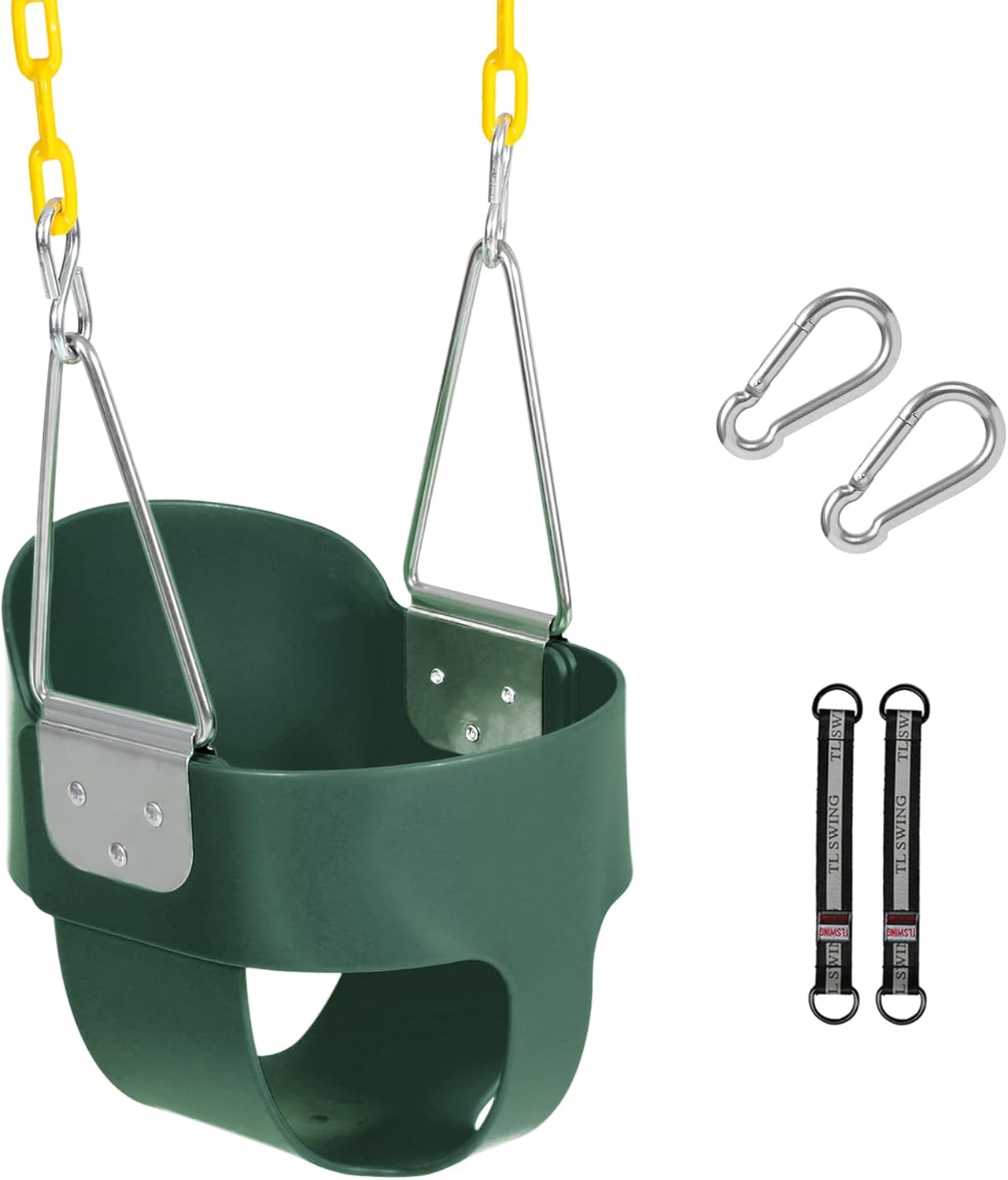 Heavy-Duty Toddler Swing with Safety Chains for Outdoor Fun