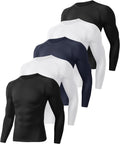 Long Sleeve Compression Shirts for Men - Quick Dry Support