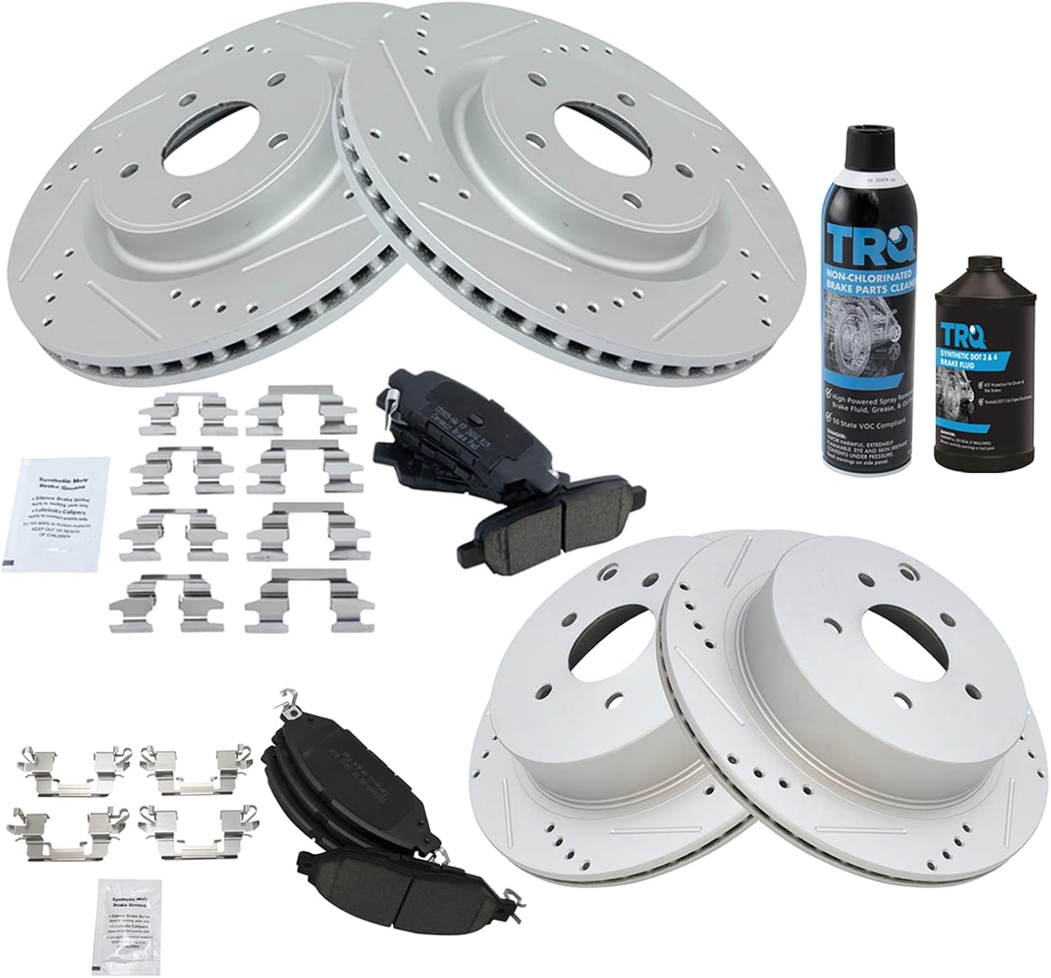 Premium Brake Pad & Rotor Kit for INFINITI & Nissan Vehicles