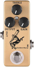 Overdrive Function Guitar Effect Pedal with True Bypass (Golden Horse)