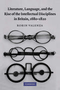 Literature and Language in the Rise of Intellectual Disciplines