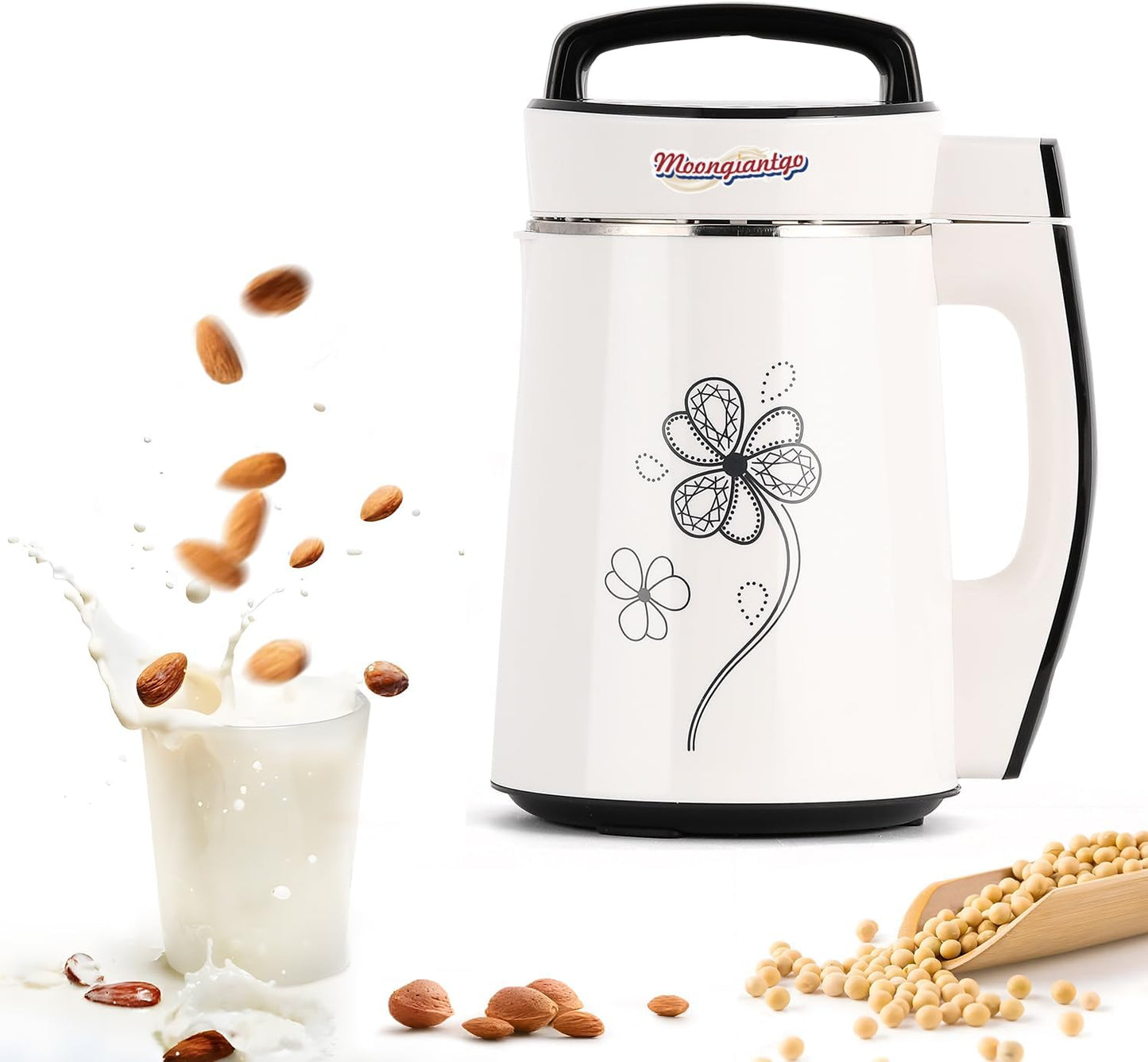 Moongiantgo 8-in-1 Automatic Milk Maker - Homemade Plant-Based Goodness!