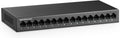 MokerLink 16 Port Gigabit Ethernet Switch - Quiet Fanless 32Gbps