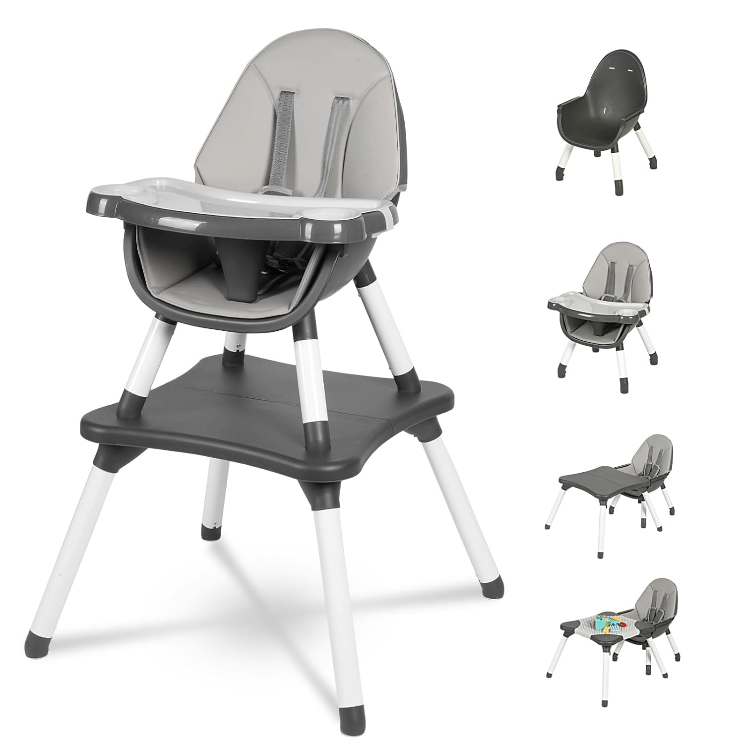 Gofirst 6 in 1 Baby High Chair for Safe and Comfortable Feeding