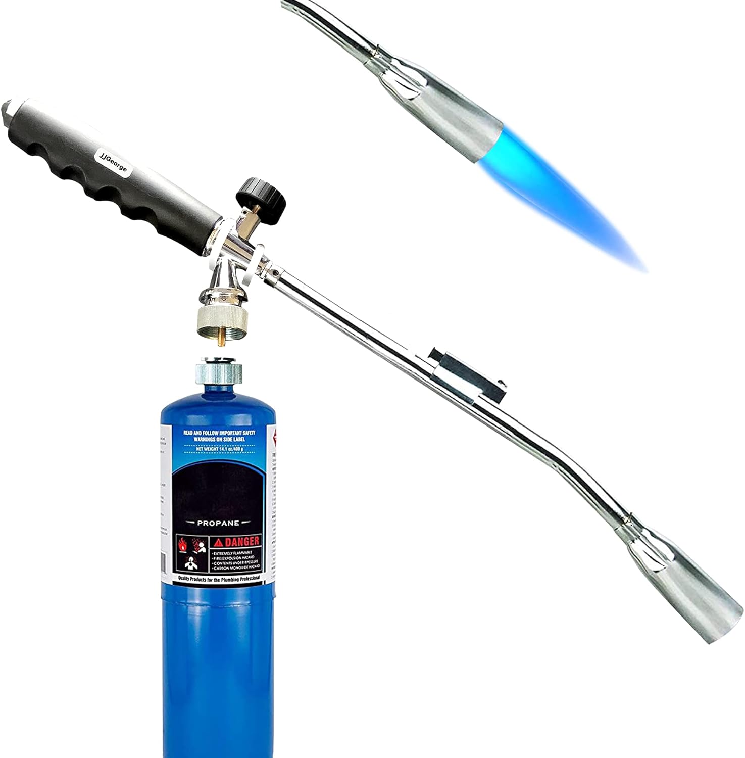 JJGeorge Grill Torch Charcoal Starter for Quick Charcoal Lighting