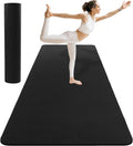 TPE Yoga Mat 72 x 31 x 1/4 in - Thick Non-Slip Exercise Mat