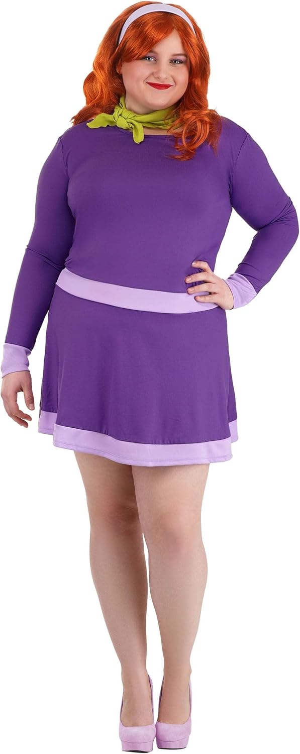 Women's Plus Size Scooby Doo Daphne Costume for Adults