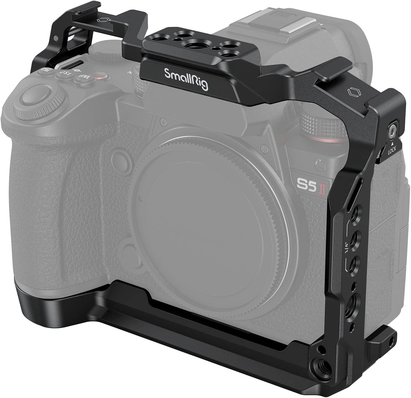 SmallRig G9 II S5 II S5 IIX Camera Cage with Cold Shoes & Rails