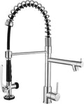 Chrome Kitchen Faucet with Sprayer Pull Down - Commercial Style