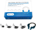 Dental Sectional Matrix System Refill Bands and NiTi Clamp - Contoured