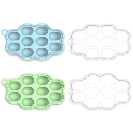 KingKam Silicone Baby Food Freezer Trays - Easy Feeding!