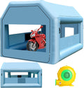 Inflatable Paint Booth 10x8.2x8.2 ft - Portable Spray Tent for Cars