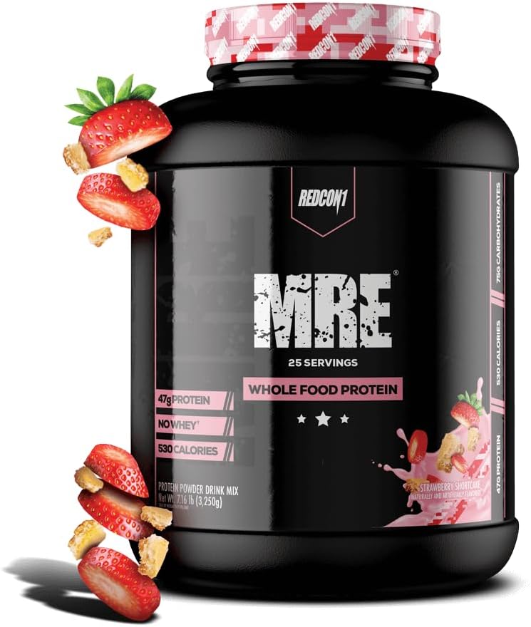 REDCON1 MRE Protein Powder - Strawberry Shortcake Meal Replacement