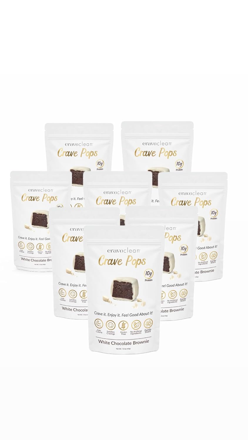 CraveClean White Chocolate Brownie Crave Pops Review