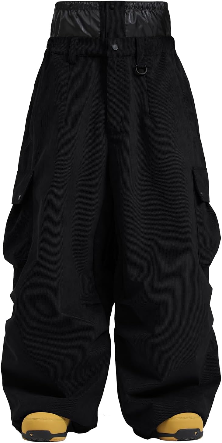 GSOU SNOW Baggy Cargo Snow Pants - Waterproof & Insulated