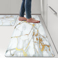 Anti Fatigue Kitchen Rugs and Mats 2 PCS Set - Cushioned Non Slip Mats