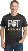 Zubaz NFL Men's Short Sleeve Team Graphic T-Shirt - Goal (Style Y55P)