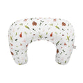Neutral Plants and Animals Nursing Pillow - Firm Support for Feeding